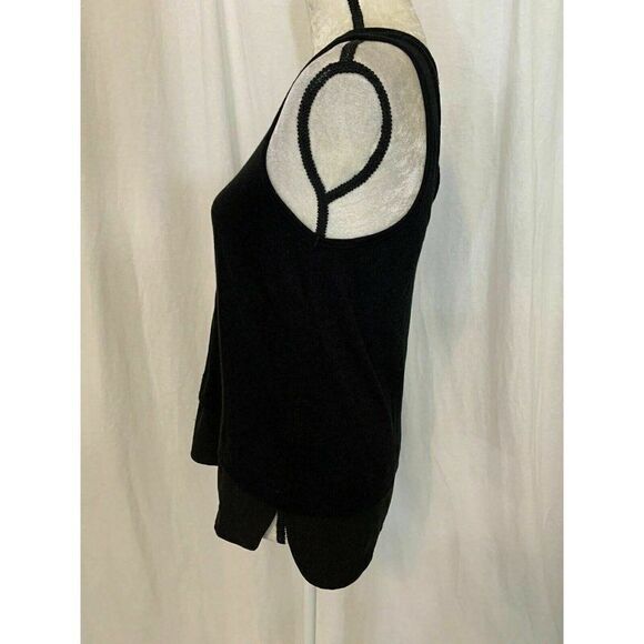 J Crew Womens Solid Black Crew Neck Tank Top Small - Picture 5 of 8